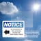 Signmission No Deliveries To This Entrance Sign, Vinyl Decal, 10in W x 7in L, 2PK OS-2PACK-NS-D-710-L-14475 - alternate 6